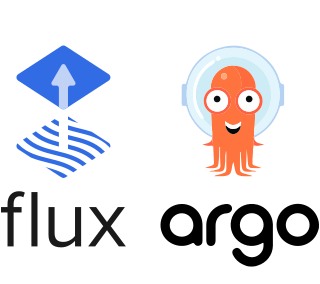 Logos de Flux et de Argo