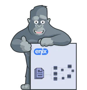 Monkey avec panneau Infrastructure as code