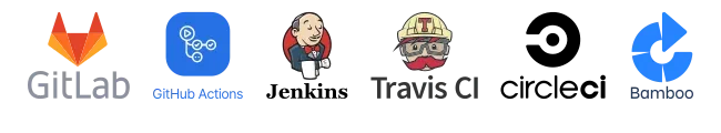 Logos d’outils d’intégration continue