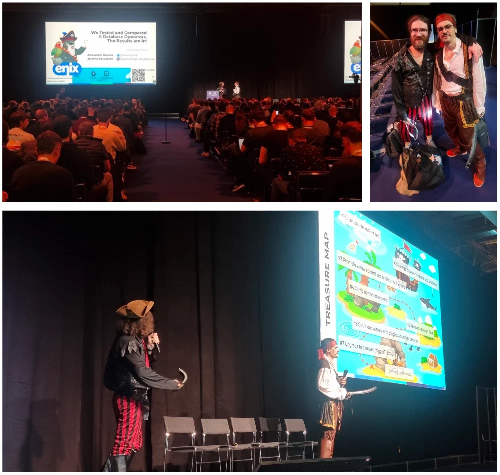 Des pirates spécialistes de BDD SQL dans Kubernetes