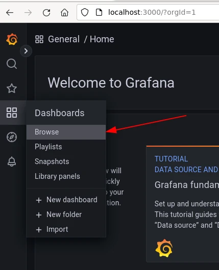 Grafana logging