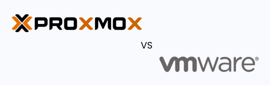 Logo Proxmox Private Cloud vs Logo VMware