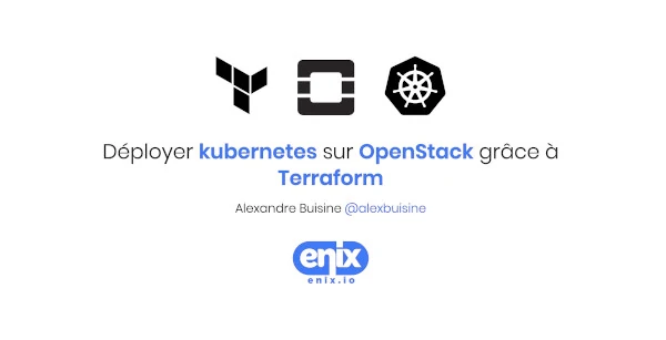 Page de présentation du talk Déployer Kubernetes sur OpenStack grâce à Terraform